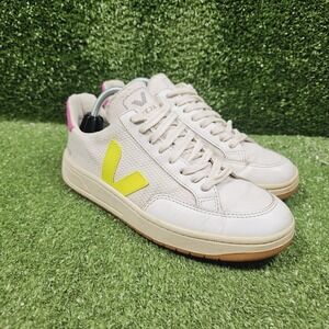 Veja V12 White Mesh Athletic Casual Sneakers Womens Size US 6